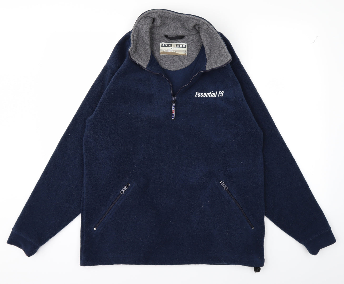 JERZEES Mens Blue   Pullover Jumper Size S