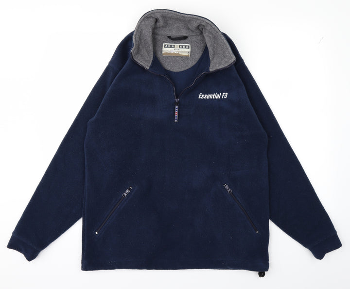 JERZEES Mens Blue   Pullover Jumper Size S