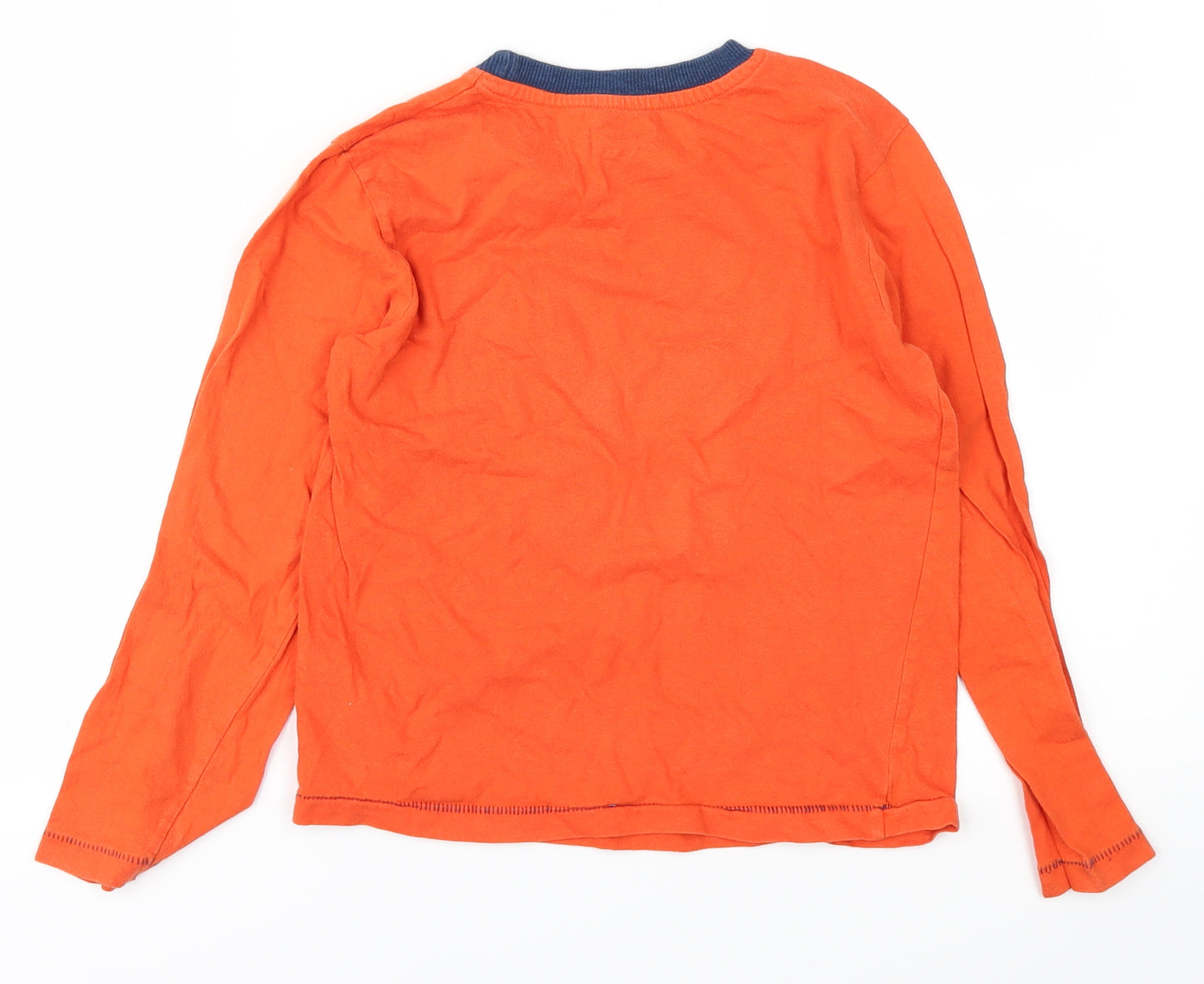 Primark Boys Orange   Basic T-Shirt Size 7-8 Years  - Monster Truck