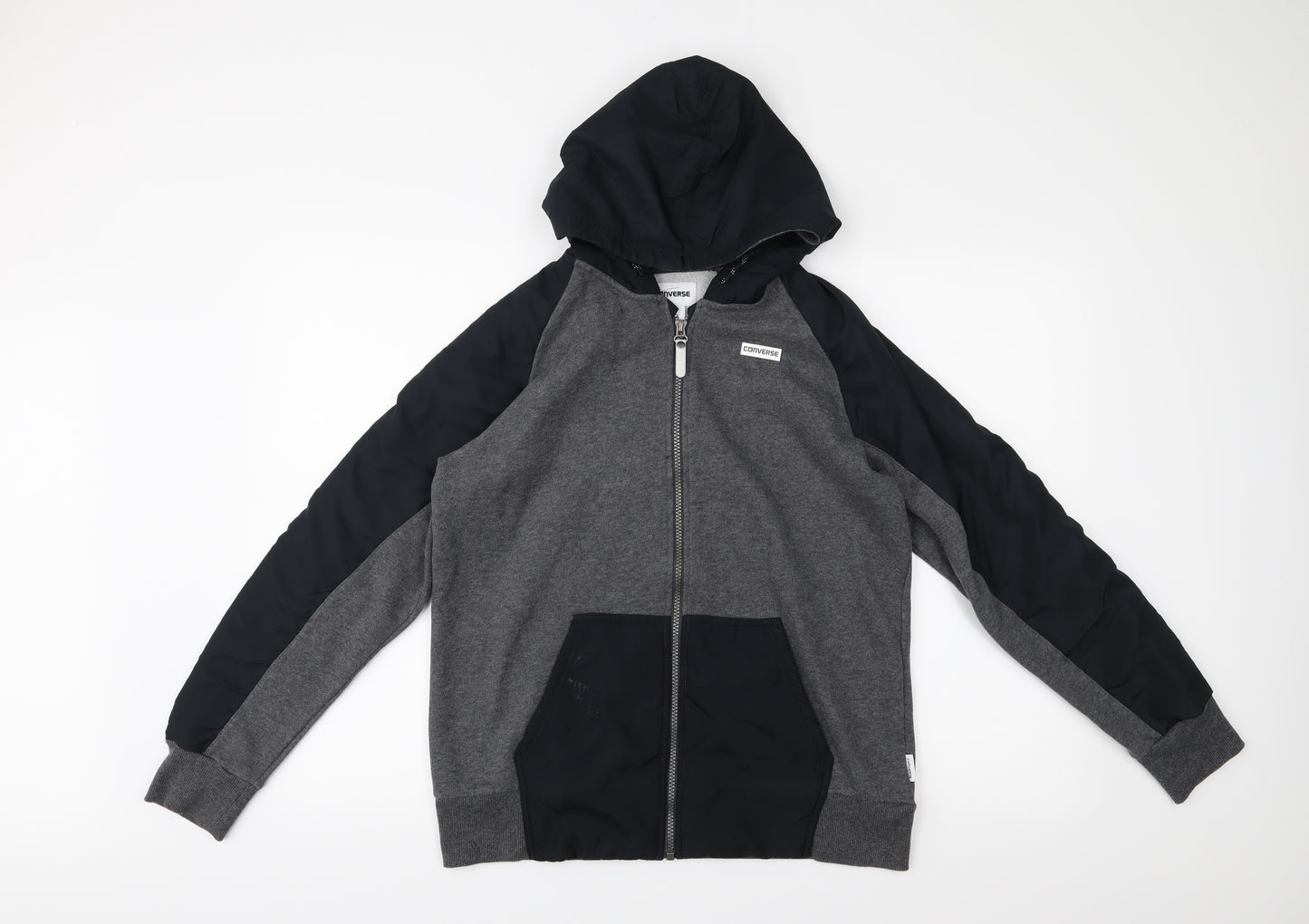 Converse Boys Grey   Full Zip Hoodie Size 13-14 Years