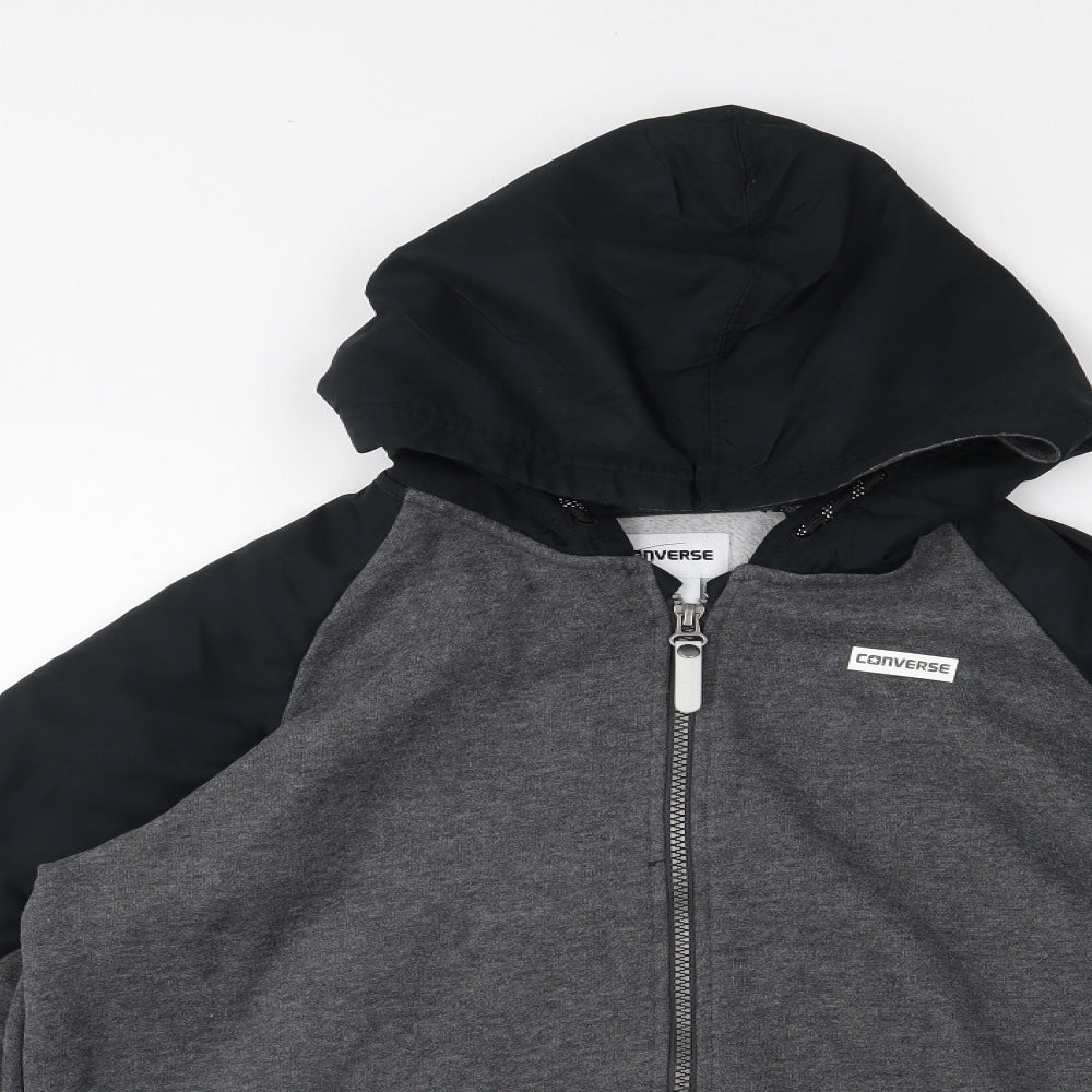 Converse Boys Grey   Full Zip Hoodie Size 13-14 Years