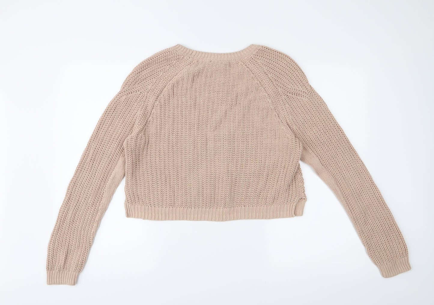 H&M Womens Beige   Pullover Jumper Size M