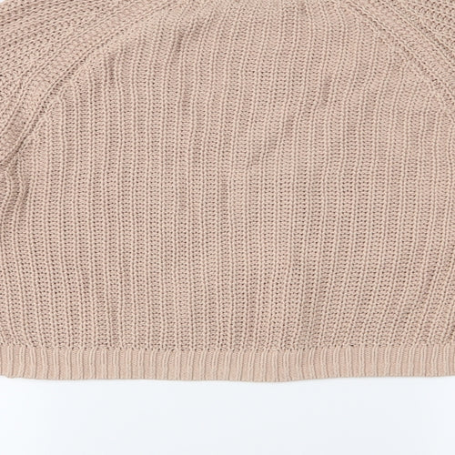 H&M Womens Beige   Pullover Jumper Size M