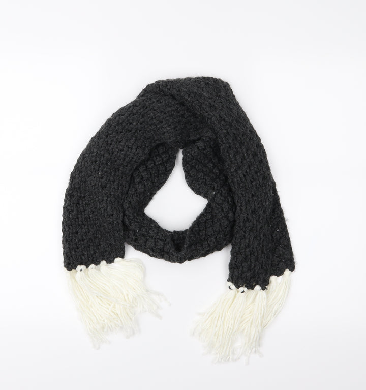 Preworn Womens Black    Scarf