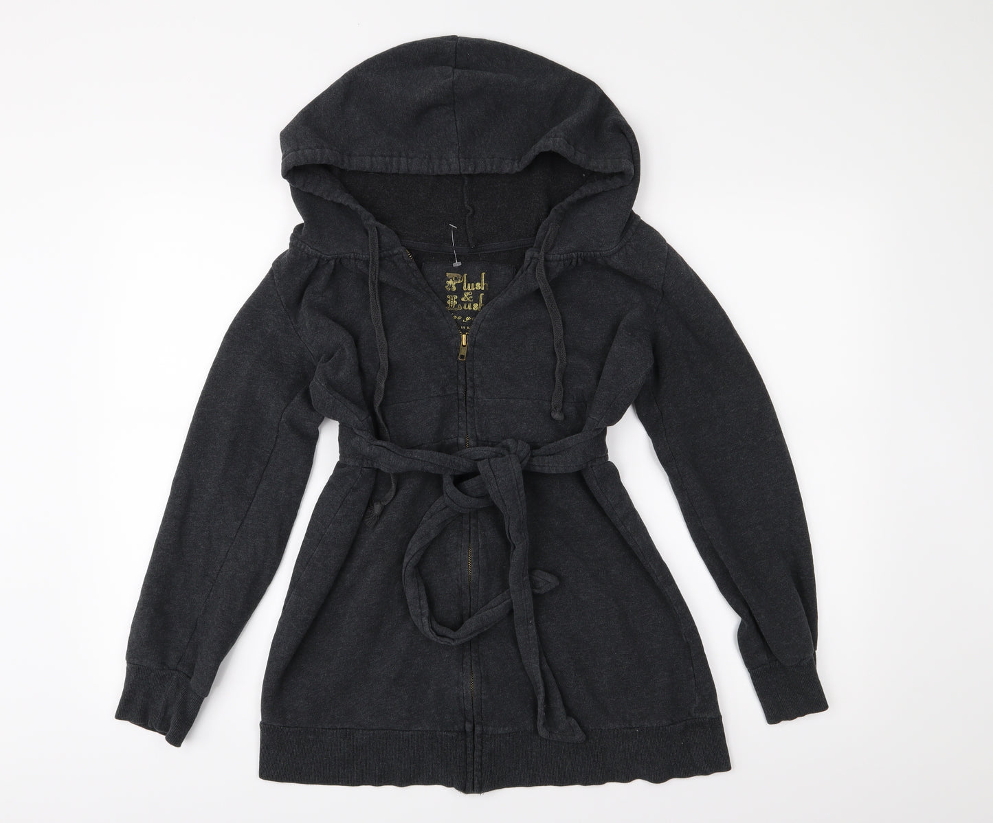 plush and lush  Womens Grey   Full Zip Jumper Size S