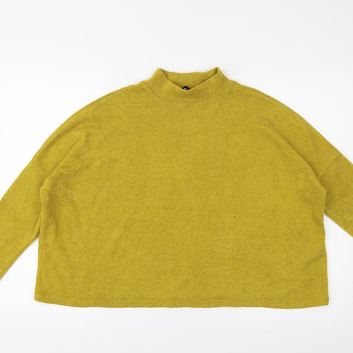 H&M Womens Yellow   Pullover Jumper Size S