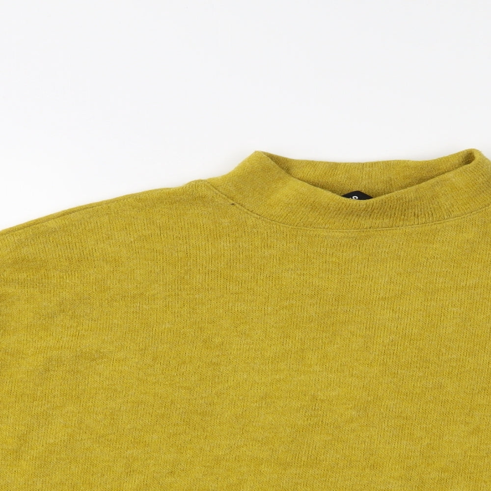 H&M Womens Yellow   Pullover Jumper Size S