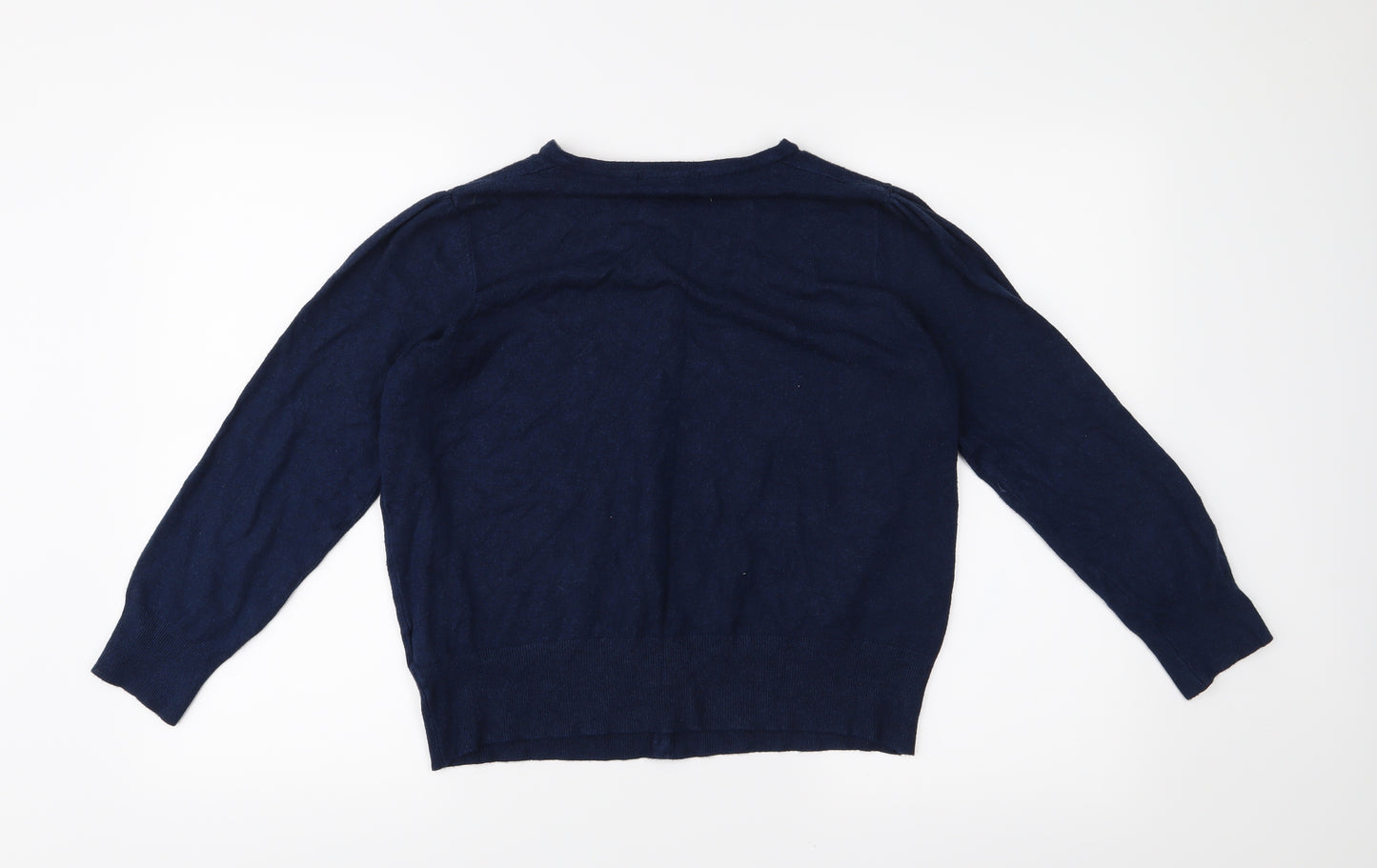 M&S Womens Blue   Cardigan Jumper Size 18