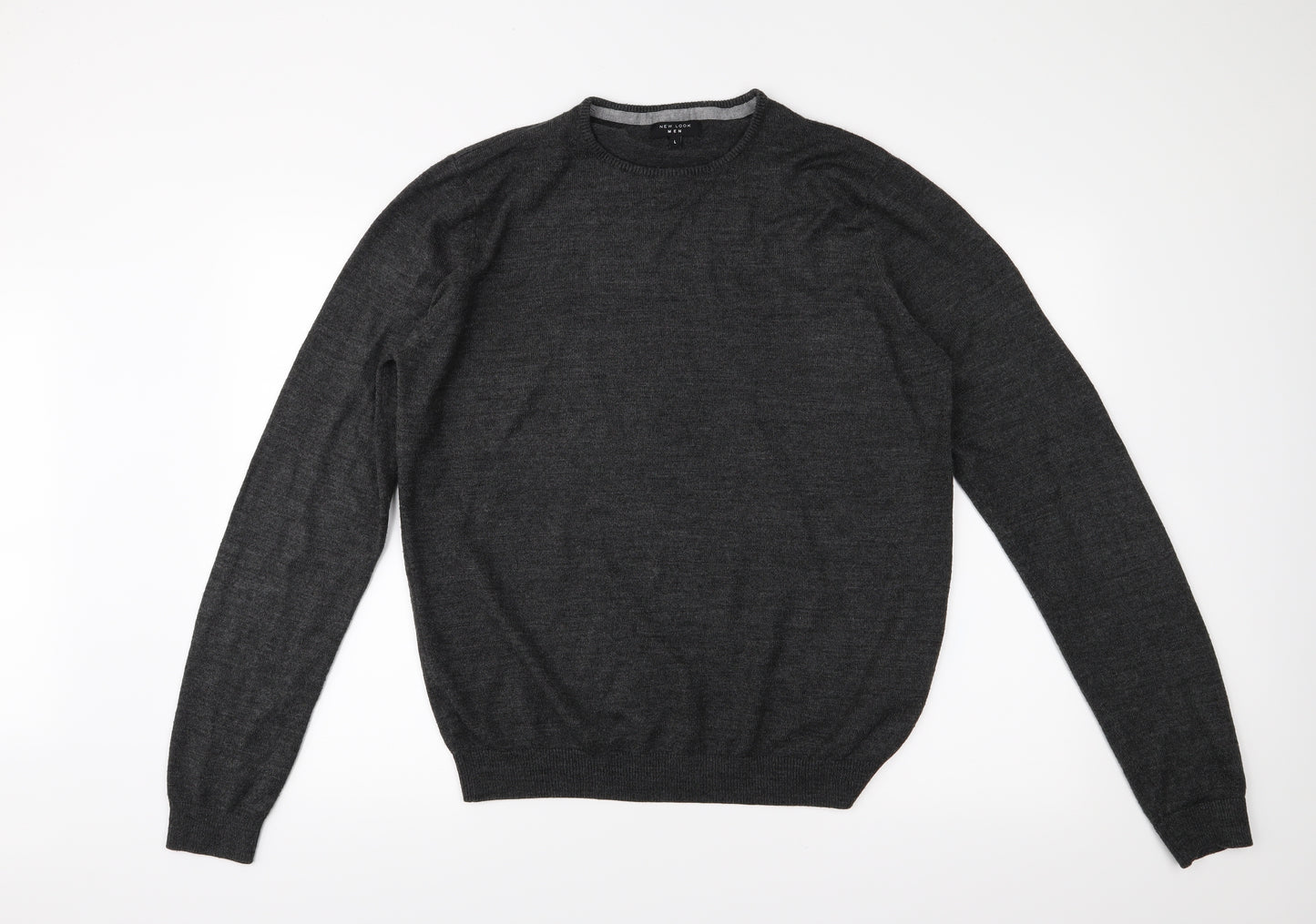 New Look Mens Grey   Pullover Jumper Size L