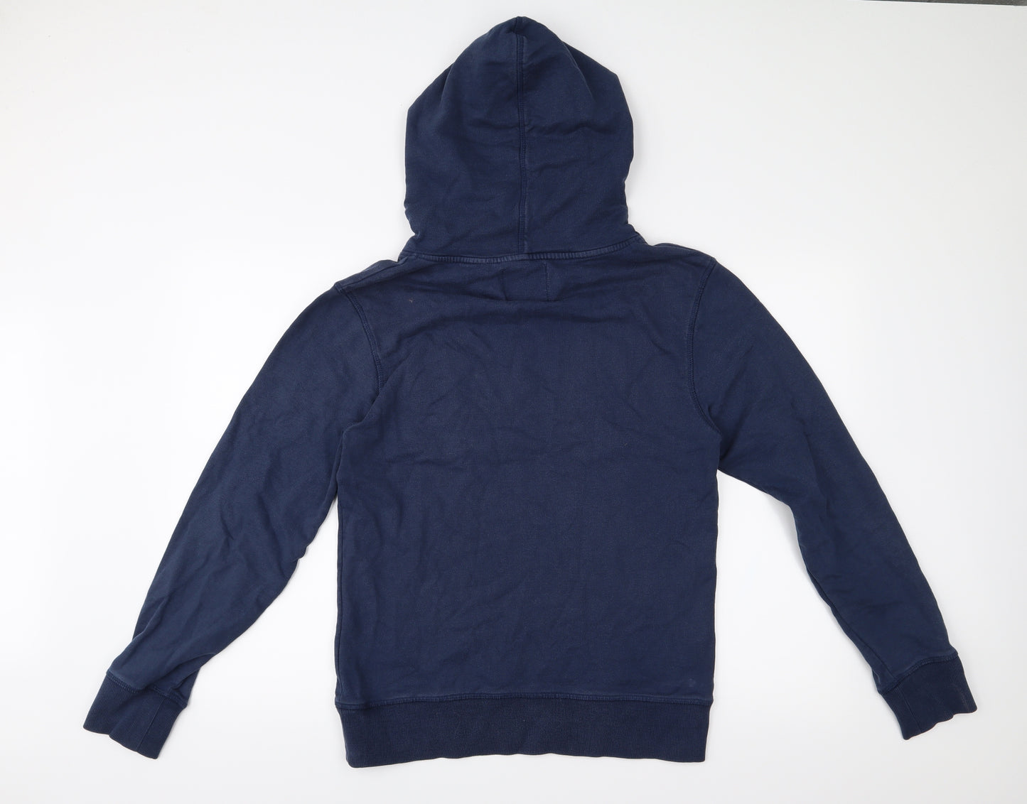 Jack Jones Mens Blue   Pullover Hoodie Size M