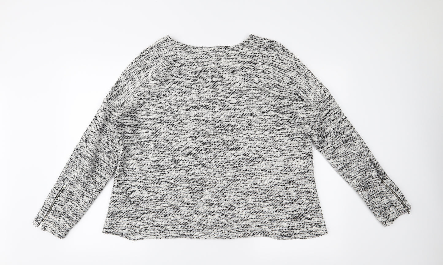 M&S Womens White   Pullover Jumper Size 18