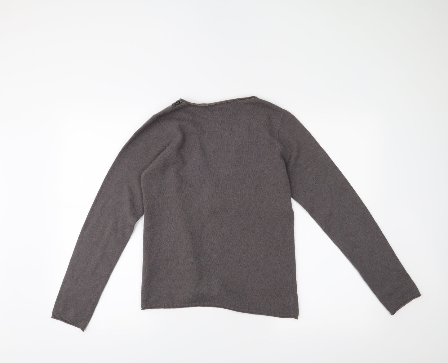 Ken Womens Grey   Cardigan Jumper Size M