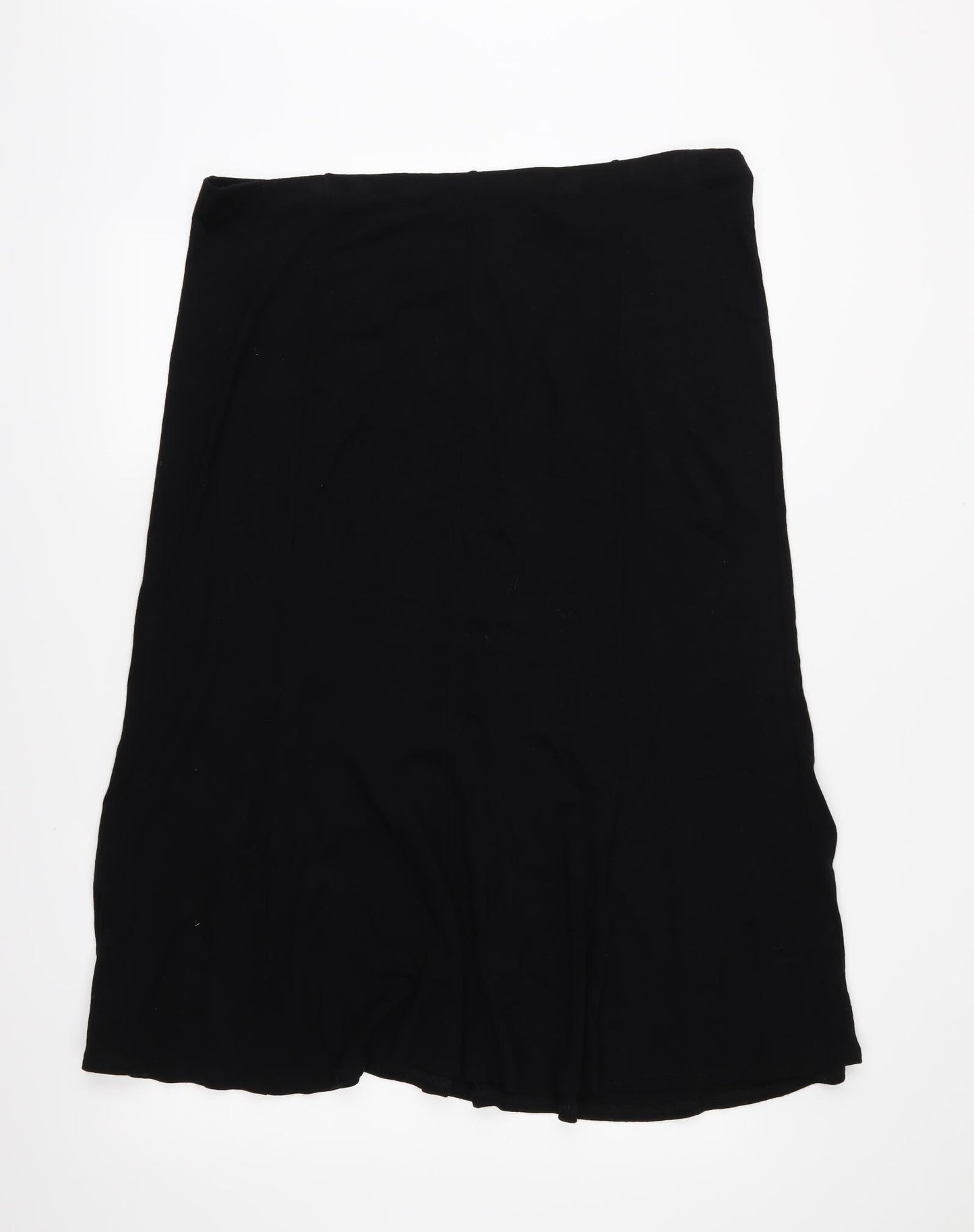 David Emanuel Womens Black   A-Line Skirt Size 20
