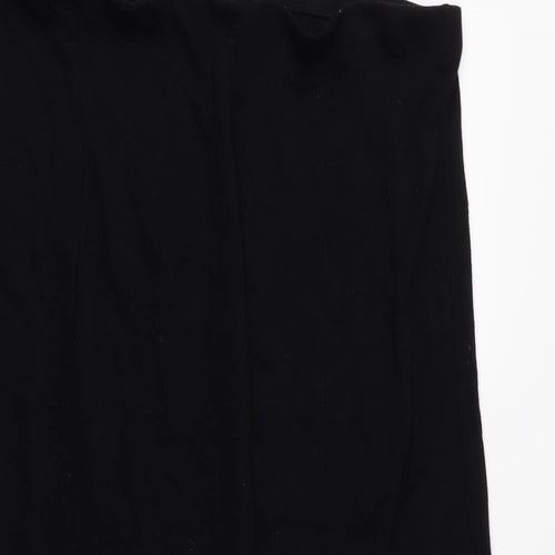 David Emanuel Womens Black   A-Line Skirt Size 20