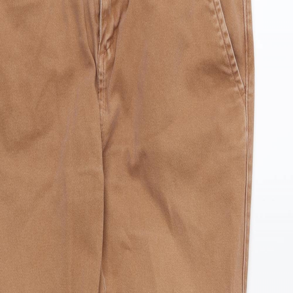Denim & Co. Womens Brown   Cropped Jeans Size 10 L24 in