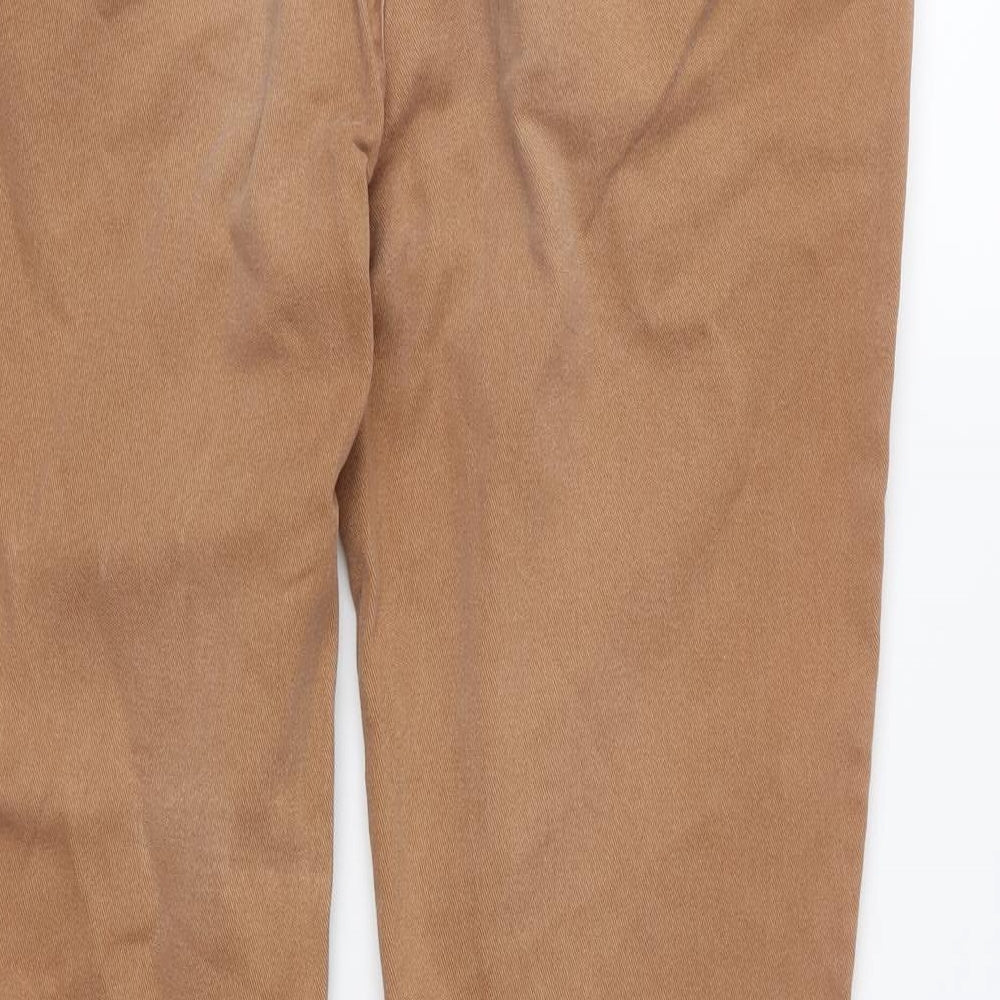 Denim & Co. Womens Brown   Cropped Jeans Size 10 L24 in