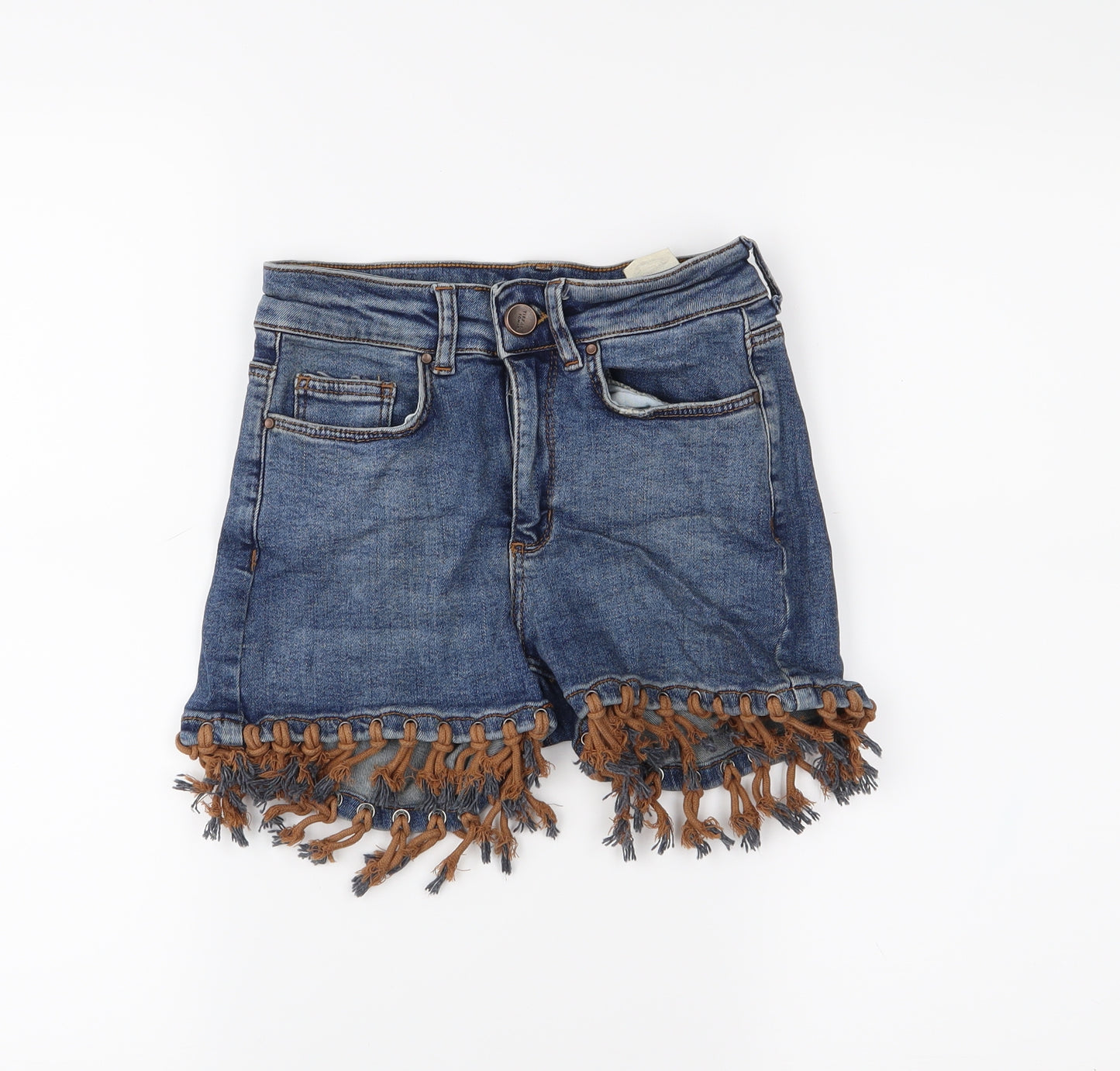 tiffany & tomato Womens Blue   Hot Pants Shorts Size 8