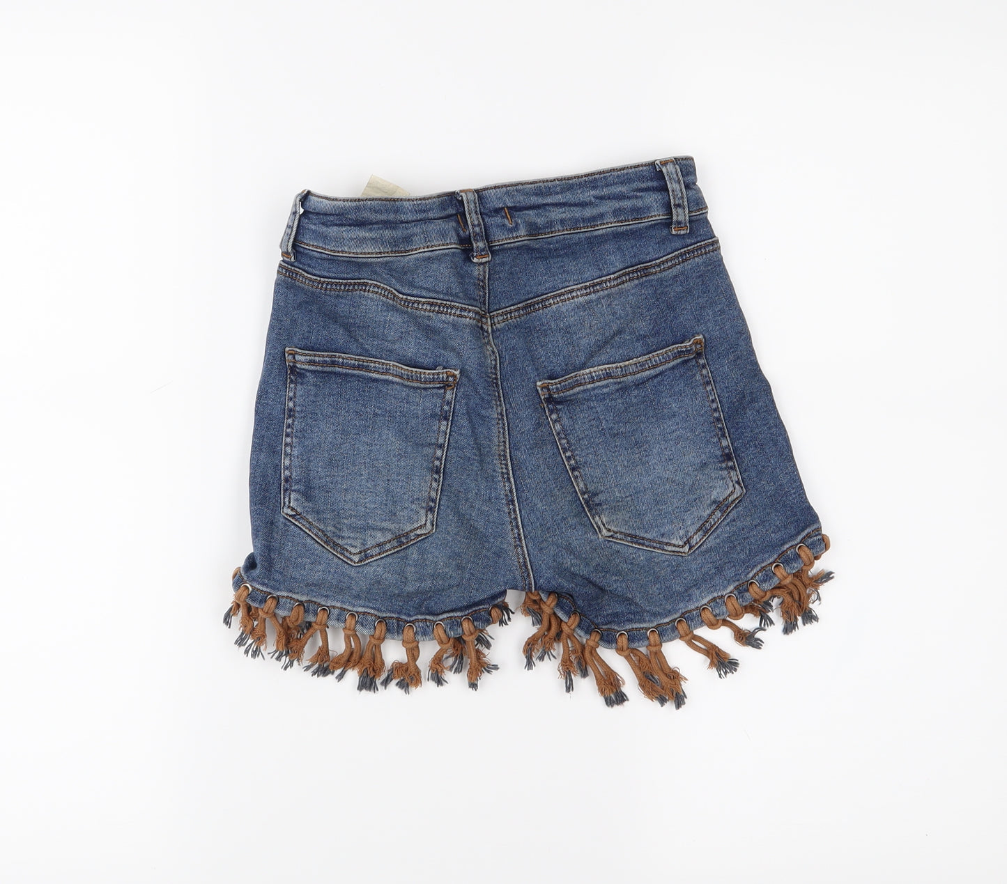 tiffany & tomato Womens Blue   Hot Pants Shorts Size 8
