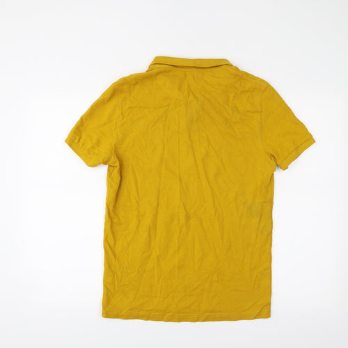 Pier One Mens Yellow    Polo Size M