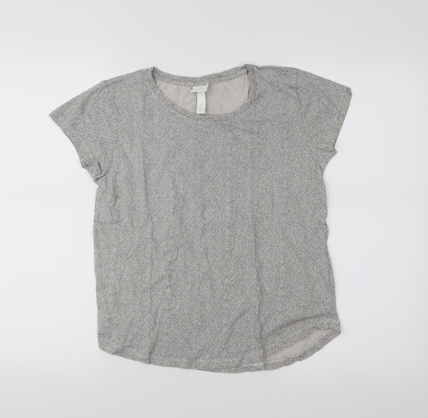 H&M Womens Grey   Basic T-Shirt Size XS
