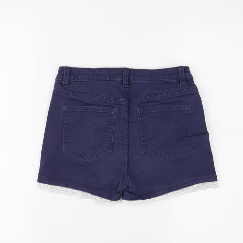 H&M Girls Blue   Cut-Off Shorts Size 13 Years
