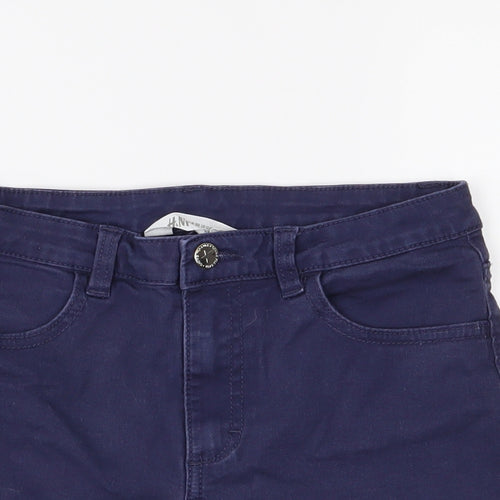 H&M Girls Blue   Cut-Off Shorts Size 13 Years