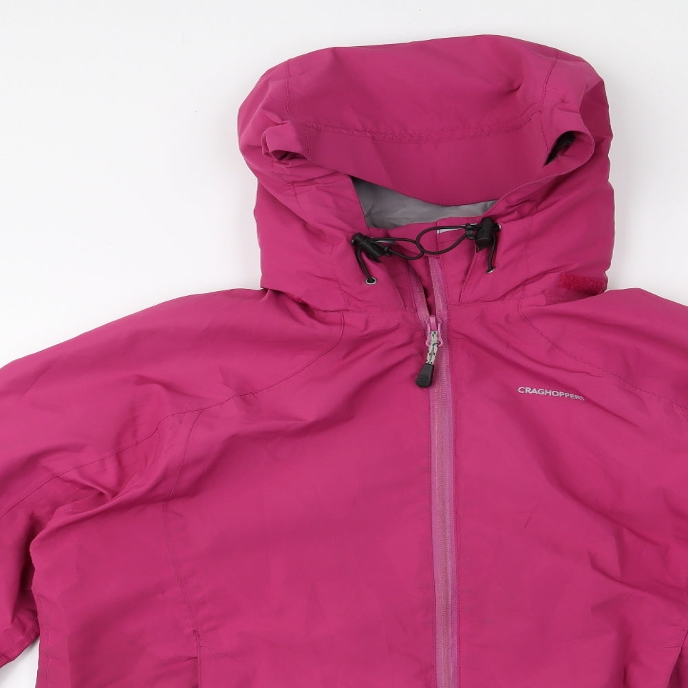 Craghoppers Womens Pink   Rain Coat Coat Size 12