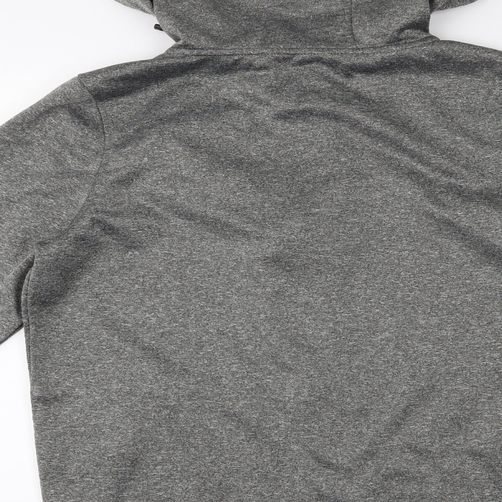 WORKOUT Mens Grey   Full Zip Sweatshirt Size M