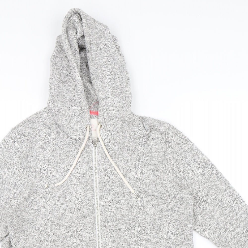 Papaya Womens Grey   Full Zip Hoodie Size L