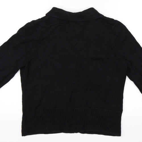 Wallis Womens Black   Cardigan Jumper Size 18