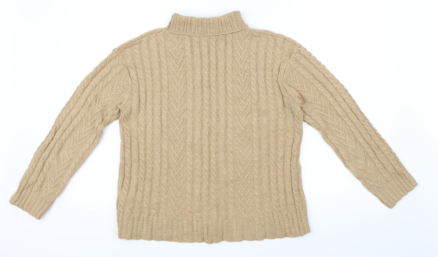 Marks and Spencer Womens Beige   Pullover Jumper Size 8