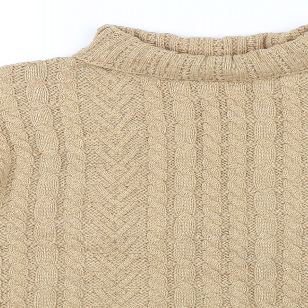 Marks and Spencer Womens Beige   Pullover Jumper Size 8