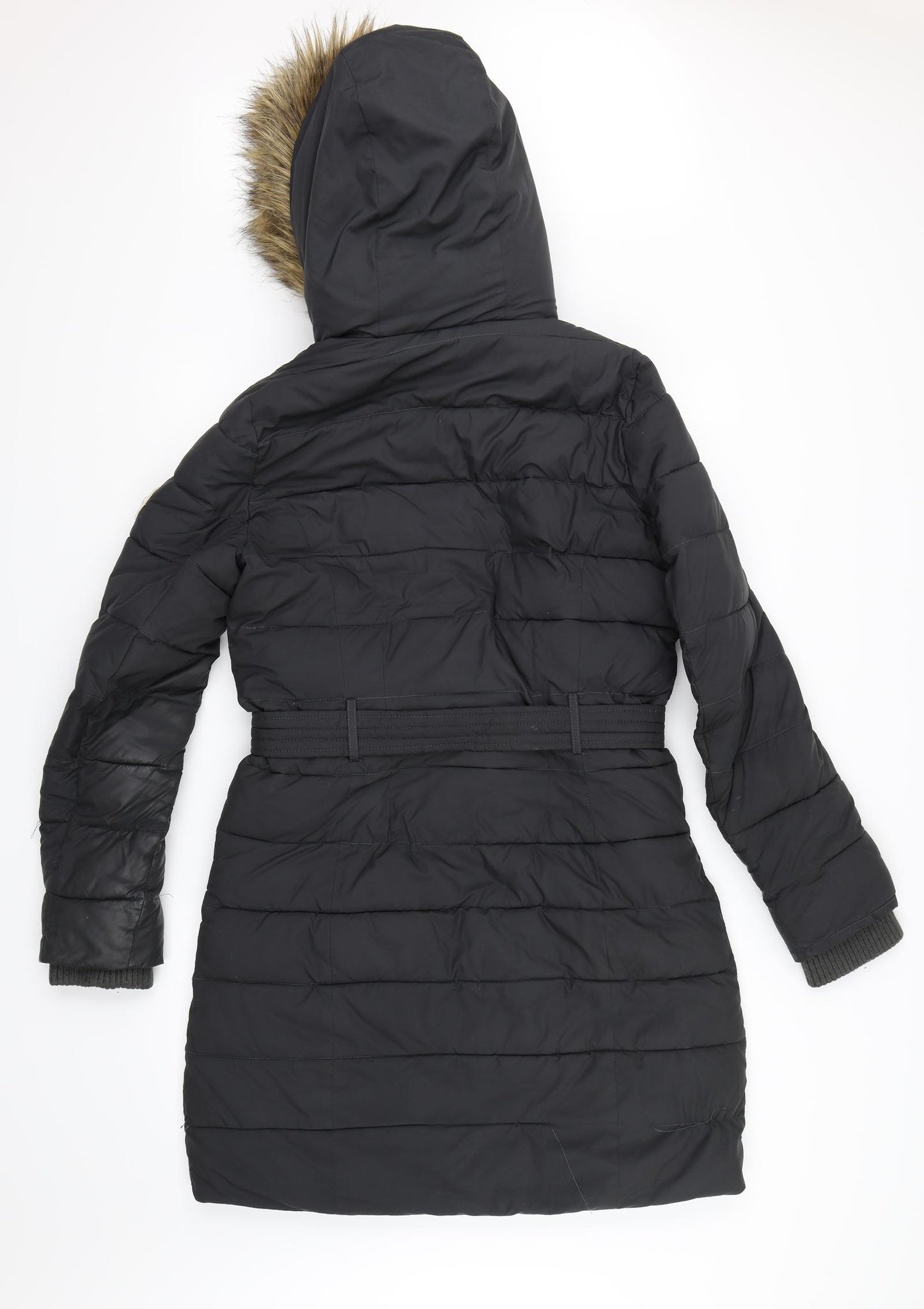 Abercrombie & Fitch Womens Grey   Parka Coat Size L