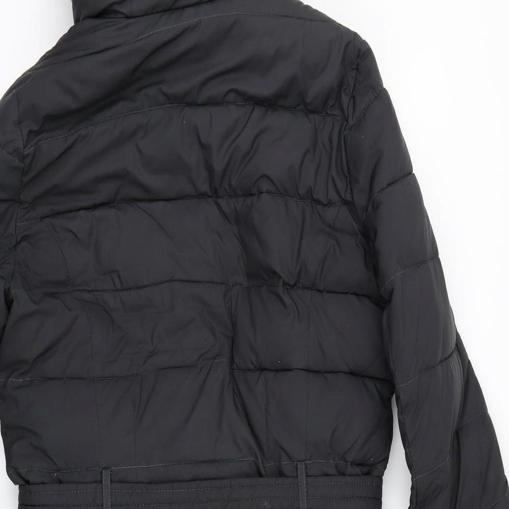 Abercrombie & Fitch Womens Grey   Parka Coat Size L