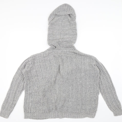 Select Womens Grey   Cardigan Jumper Size M