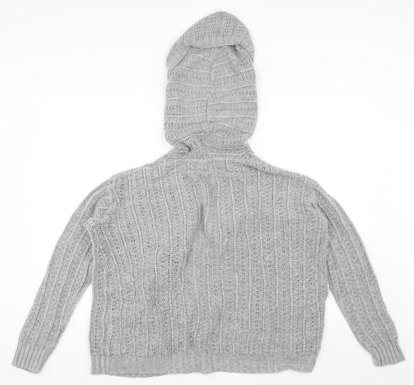 Select Womens Grey   Cardigan Jumper Size M