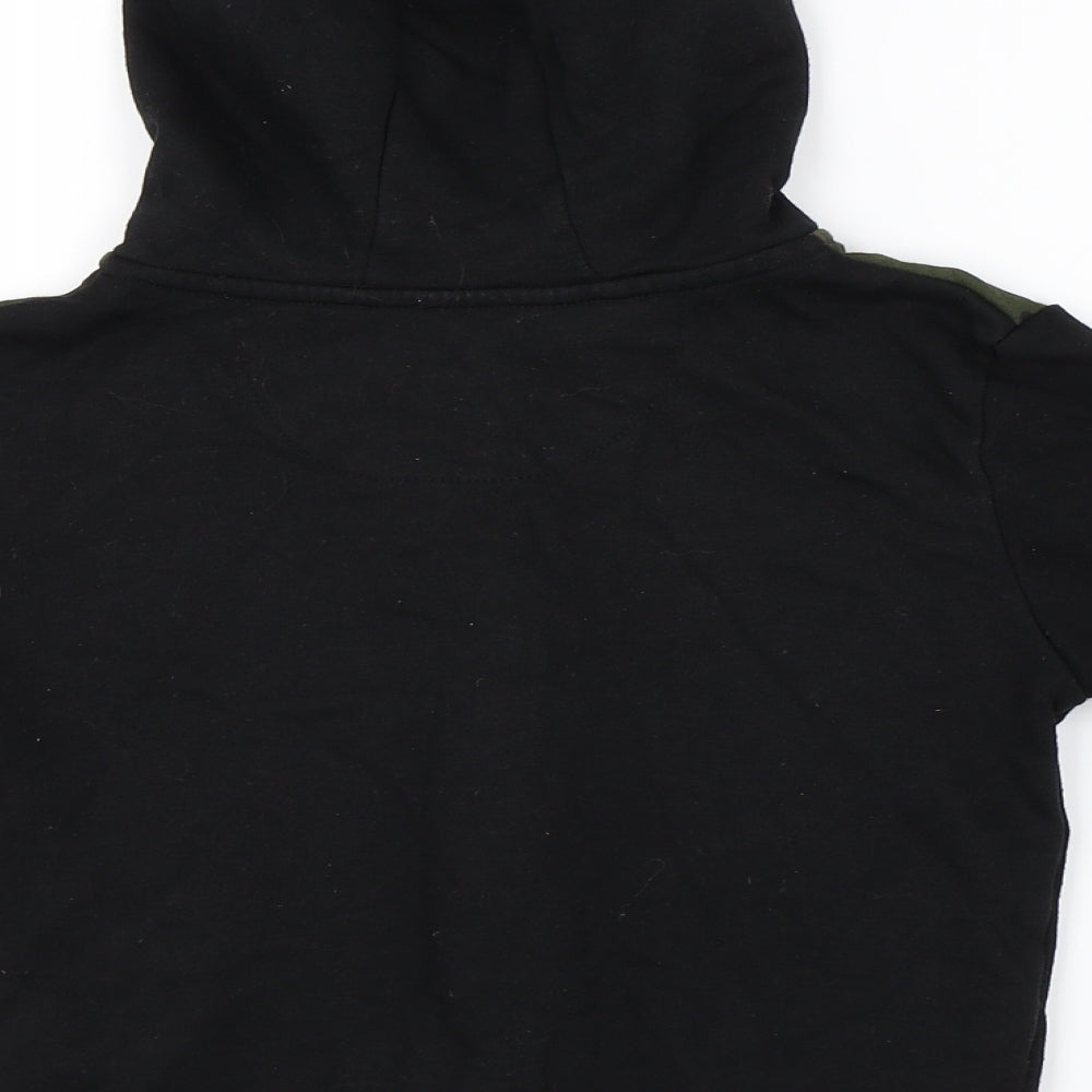 Primark Boys Black Camouflage  Full Zip Hoodie Size 6-7 Years