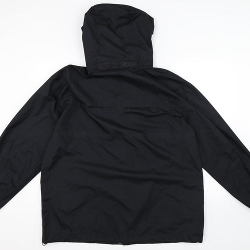 One Valley Mens Black   Anorak Coat Size L