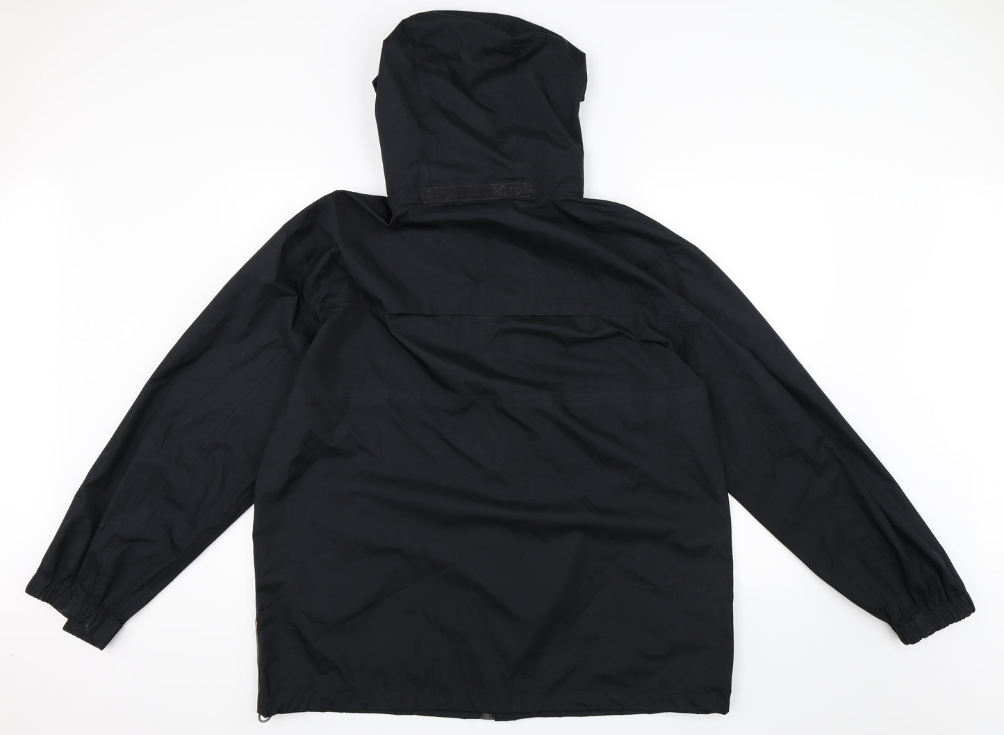 One Valley Mens Black   Anorak Coat Size L