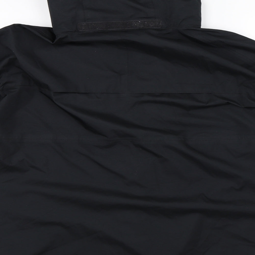 One Valley Mens Black   Anorak Coat Size L