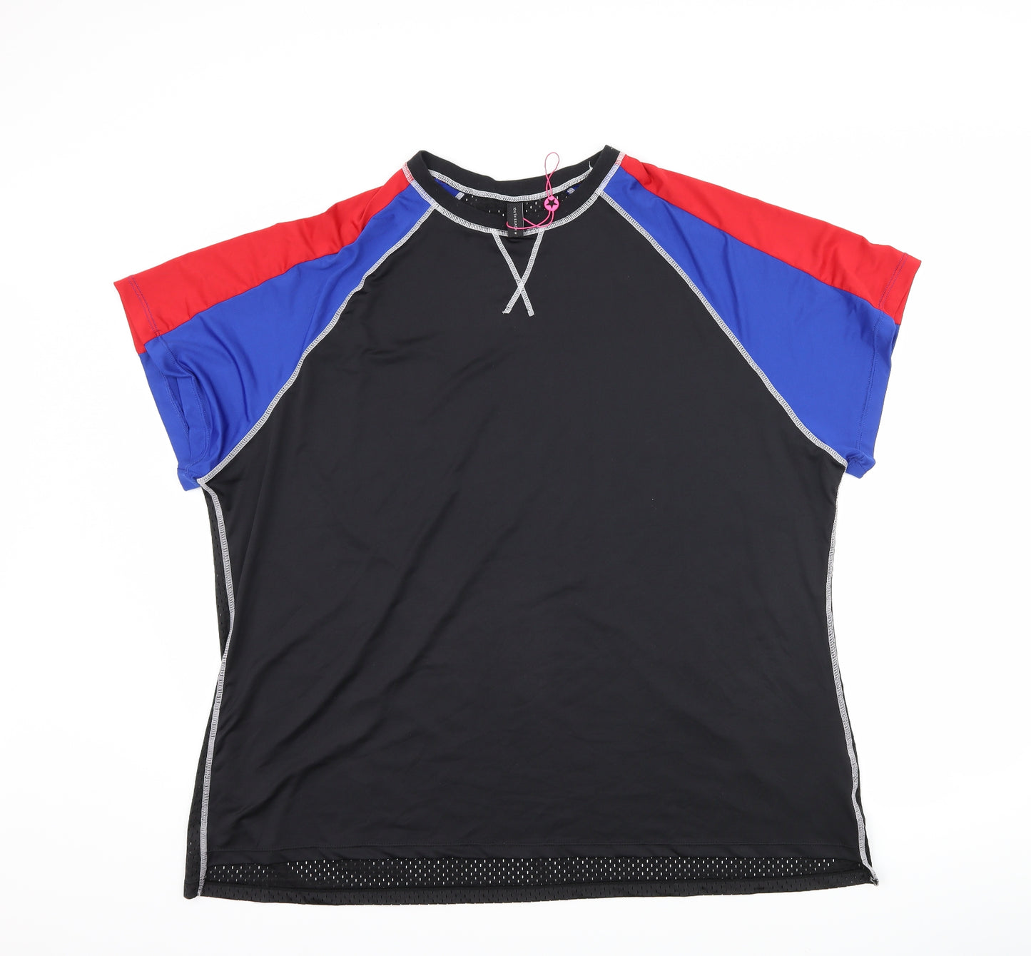 South Beach Womens Black   Basic T-Shirt Size 24