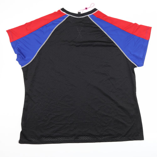 South Beach Womens Black   Basic T-Shirt Size 24