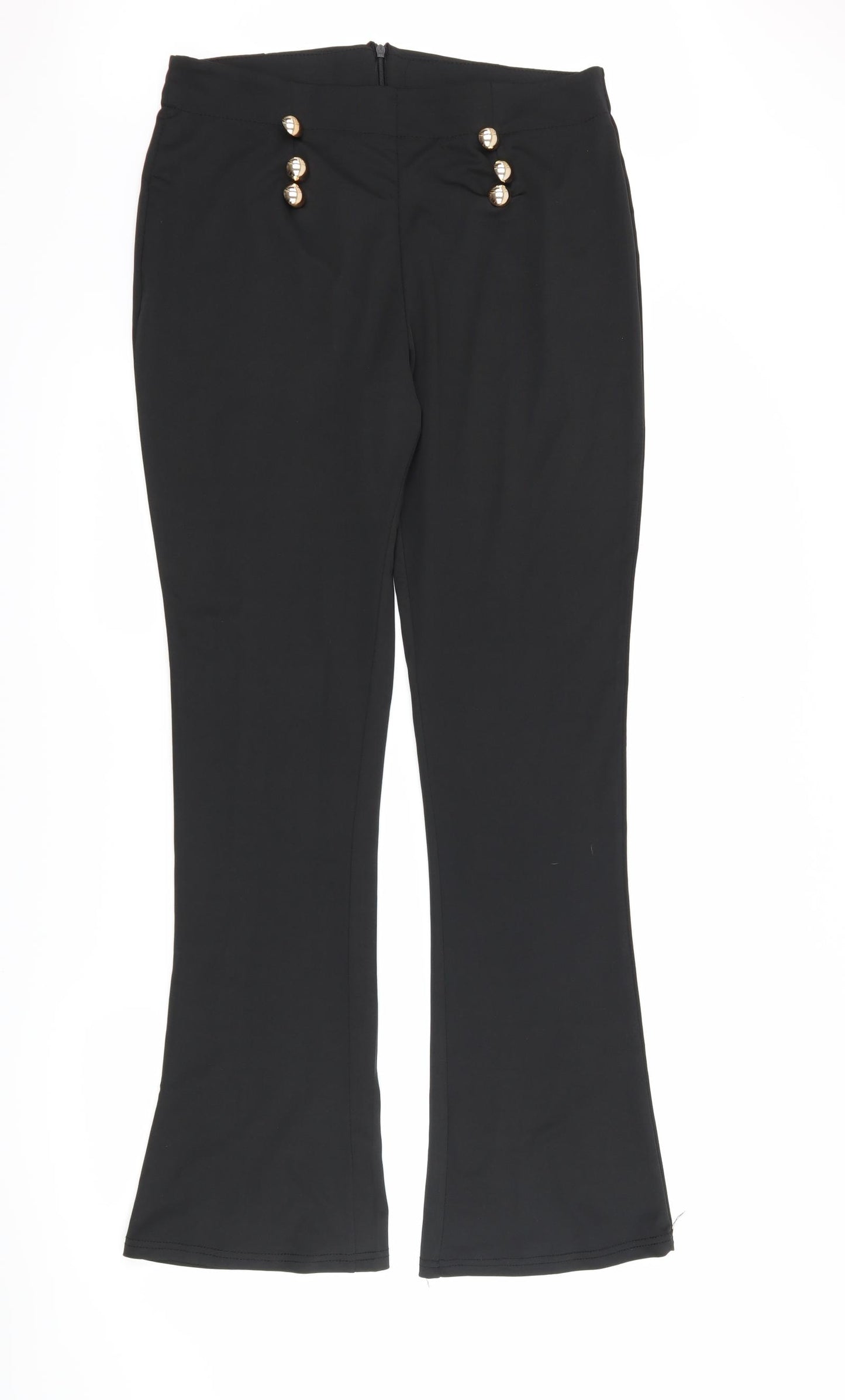 Preworn Womens Black   Trousers  Size 32 L31 in