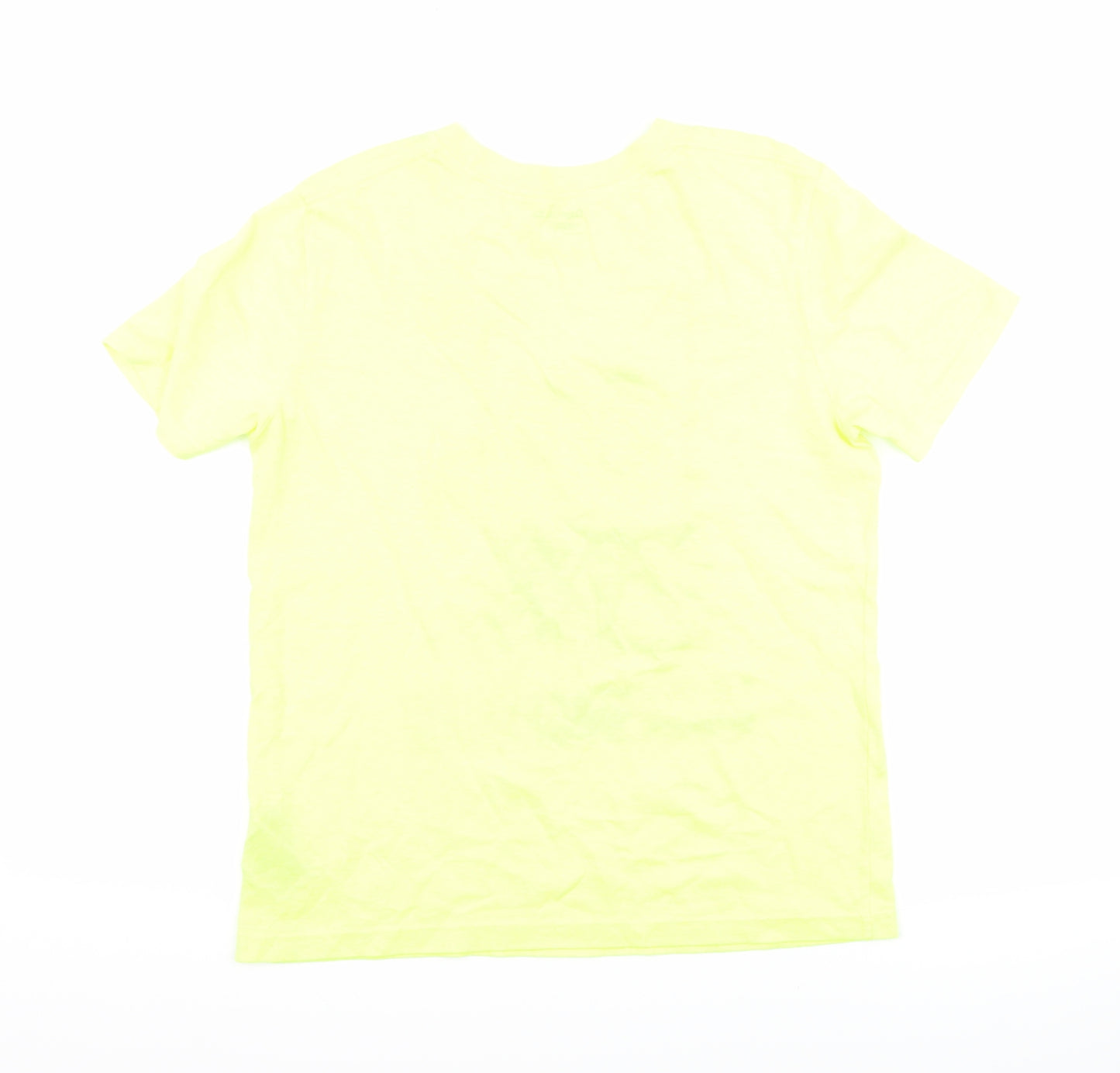 Gap Boys Yellow   Basic T-Shirt Size 8 Years  - graphic neon