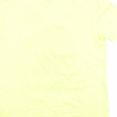 Gap Boys Yellow   Basic T-Shirt Size 8 Years  - graphic neon