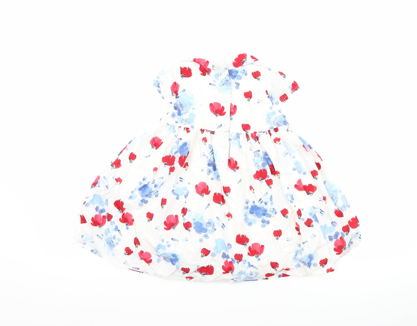 NEXT Girls White Floral  A-Line  Size 12-18 Months