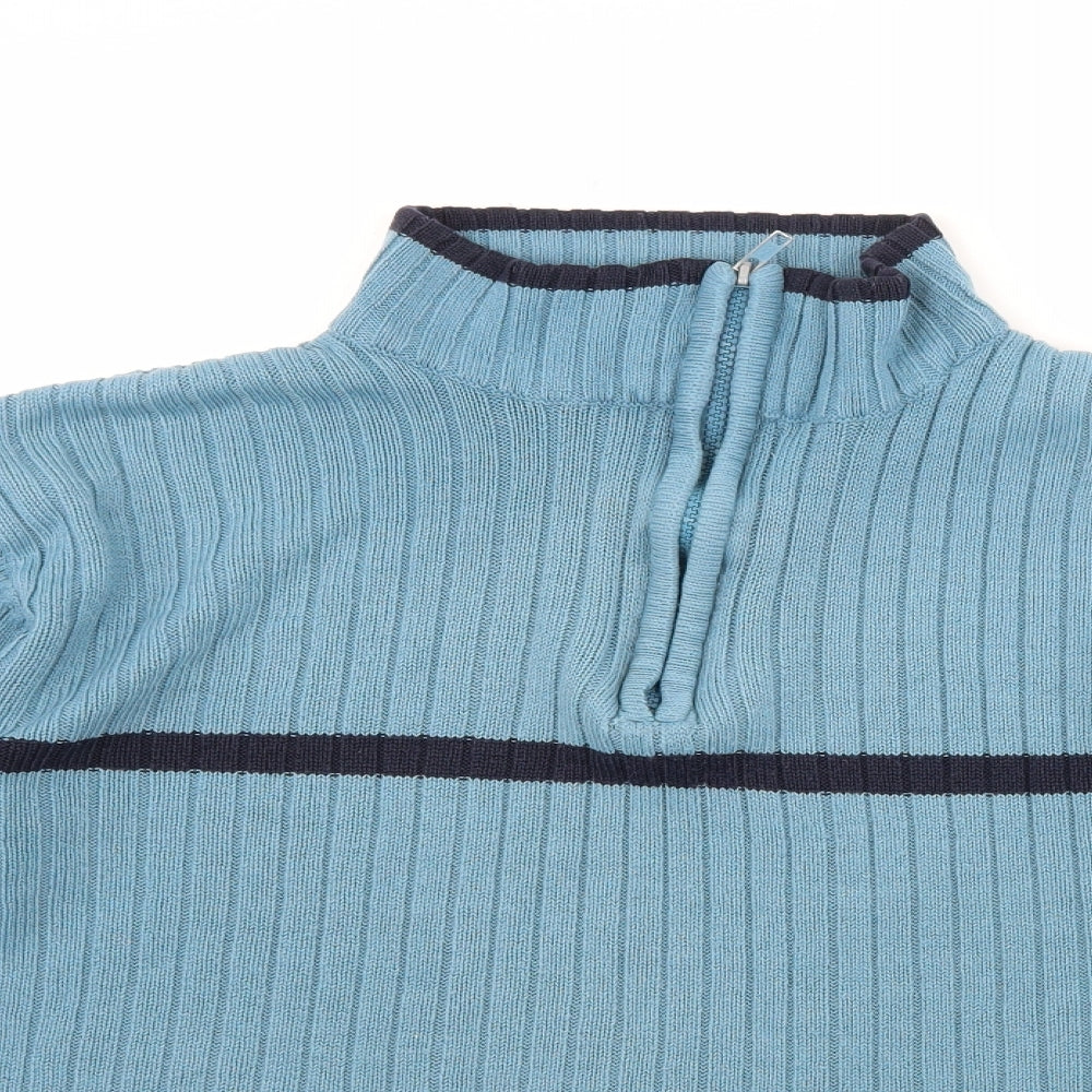 Brooker Mens Blue   Henley Jumper Size L