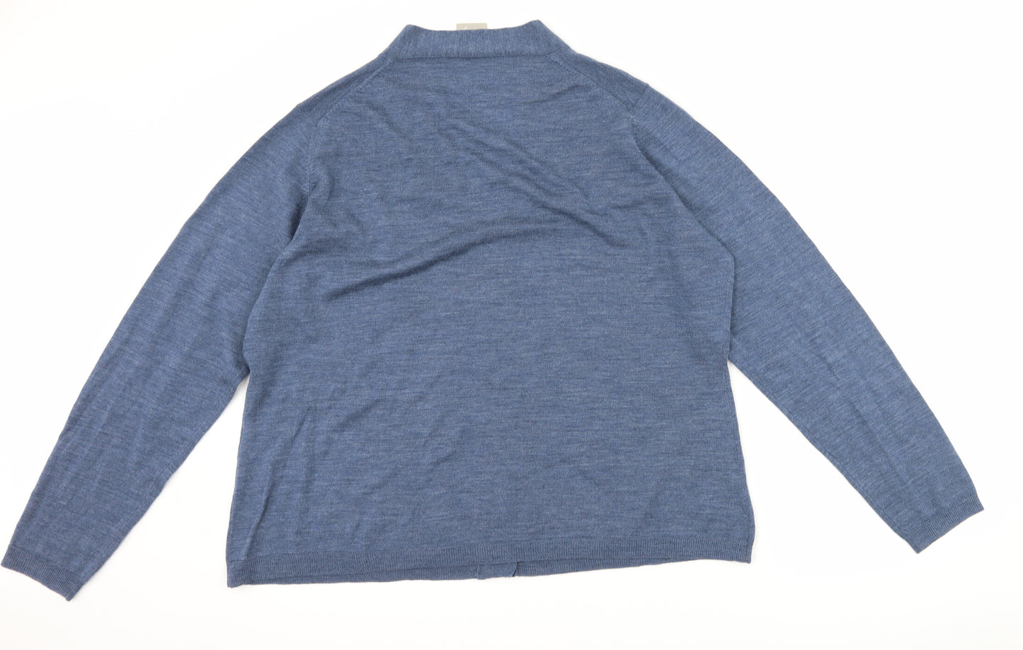 Poetry Womens Blue   Cardigan Jumper Size 24