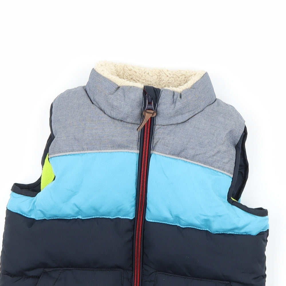 NEXT Boys Blue   Gilet Coat Size 2-3 Years