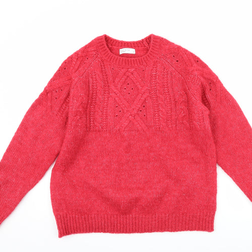 Papaya Womens Pink   Pullover Jumper Size M